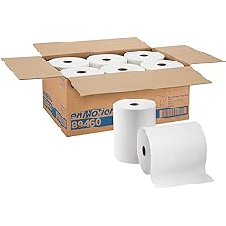 enMotion 10” Paper Towel Roll by GP PRO Georgia-Pacific, White, 89460, 800 Feet Per Roll, 6 Rolls Per Case