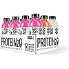 Protein2o Low Calorie Whey Protein Drink Plus Energy, Variety Pack, 16.9 Oz 12Count & Protein Infused Water, Flavor Fusion Variety Pack 16.9 Oz, Pack of 12