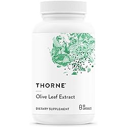 Thorne Olive Leaf Extract - Botanical Extract with Natural Antioxidant Properties - Immune Function Supplement - 60 Capsules