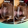 Concentrated Wine Glass Cleaning Liquid - Unscented - Eliminates Streaks - Removes Water Spots, Stains and Cloudy Glass - Great for The Wine Enthusiast - Made in USA