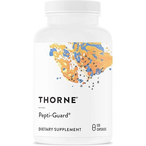 Thorne Pepti-Guard - Support for a Healthy Stomach Lining with DGL and Aloe Vera Extract - 120 Capsules