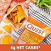 Quest Nutrition Tortilla Style Protein Chips, Low Carb, Nacho Cheese 1.1 Ounce Pack of 12