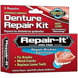 D.O.C. Repair-It Advanced Formula Denture Repair Kit 3 ea Pack of 2
