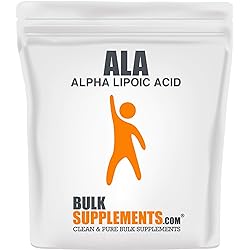 BulkSupplements.com Alpha Lipoic Acid Powder - Alpha Lipoic Acid 600mg Powder - Antioxidants Supplement - Alpha-Lipoic Acid Supplement - ALA Supplement - Nerve Support 100 Grams - 3.5 oz