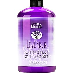 Best Lavender Essential Oil 16oz Bulk Lavender Oil Aromatherapy Lavender Essential Oil for Diffuser, Soap, Bath Bombs, Candles, and More