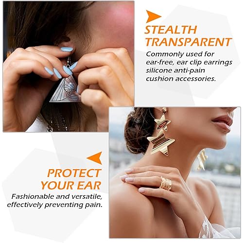 Ear Patches Earring Protectors Ear Lobe Support Patches Heavy Earrings Stabilizers Large Earrings Support Patches Earring Lift Patches for Long Time Wearing Earrings 48 Sheets 480 Pieces