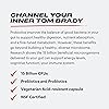 TB12 Probiotic Supplement by Tom Brady - Improve Gut & Digestive Health, Nutrient Absorption, Immunity. Includes Prebiotics. Non GMO, NSF Certified, Shelf Stable Two-Month Supply 60 capsules