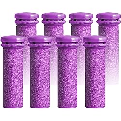 Replacement Refill Rollers for Emjoi Micro-pedi Extra Coarse - Pack of 8