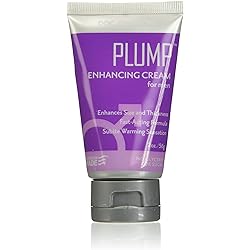 Doc Johnson Plump - Enhancing Cream For Men - Enhances Thickness and Size for Intense Pleasure - Odorless and Tasteless - Free of Glycerin - 2 Oz. 56g