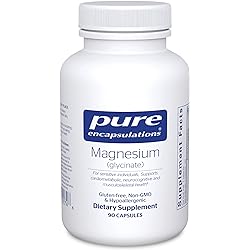 Pure Encapsulations Magnesium Glycinate | Supplement to Support Stress Relief, Sleep, Heart Health, Nerves, Muscles, and Metabolism | 90 Capsules