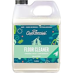 Aunt Fannie's Floor Cleaner Vinegar Wash - Multi-Surface Cleaner, 32 oz. Single Bottle, Eucalyptus