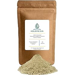 Wild Harvested Dong Quai Root Powder Extract Angelica Sinensis by Holistic Bin | Grown in Japan | Female Ginseng for Women’s Health Support