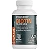 Bronson Biotin 10,000 MCG Supports Healthy Hair, Skin & Nails & Energy Production - High Potency Beauty Support - Non-GMO, 360 Vegetarian Tablets