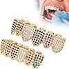 Environment-friendly Teeth, Brass Electroplating Change Color All Natural Carbamide Copper for Halloween Party Hip Hop Show