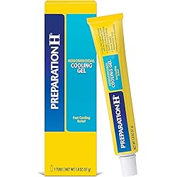 Preparation H Hemorrhoid Cooling Gel with Aloe for Fast Discomfort Relief - 1.8 Oz Tube