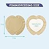 Conkote Sacrum Silicone Bordered Foam Dressing 7‘’x 7‘’, Water-Resistant & Comfortable, Box of 5 Dressings
