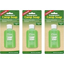Coghlan's Biodegradable Concentrated Camp 2oz Non-Toxic DishHand Soap 3-Pack