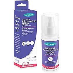 Lansinoh Herbal Perineal Spray Postpartum Essentials, 3.5 Ounces