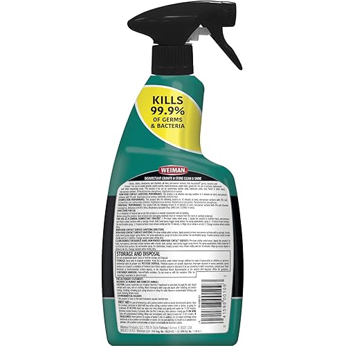 Weiman Disinfectant Granite Daily Clean & Shine, 24 Fl Oz Pack of 1