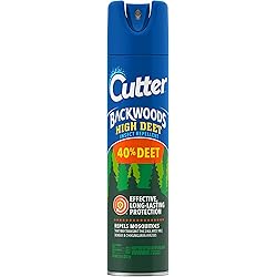 Cutter HG-96647 Backwoods High DEET Insect Repellent, 7.5 oz, aerosol