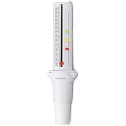 OMRON PeakAir Peak Flow Meter, Measures Changes in Your Lung Air Flow to Assist in the Detection of Asthma Attacks for Children and Adults