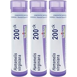 Boiron Hamamelis Virginiana 200ck Homeopathic Medicine for Hemorrhoids - Pack of 3 240 Pellets