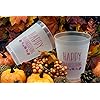 16oz Plastic Frost Flex Cups with Happy Thanksgiving Print Pack of 12ct