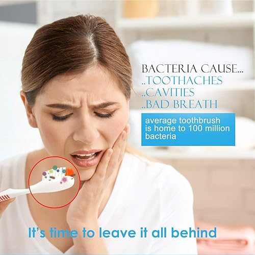 TAISHAN UV Sanitizer Toothbrush Case，Portable Rechargeable Travel Toothbrush Holder,Fits All Toothbrushes for Electric and Manual Toothbrushes,Safety Feature for Home and Travel