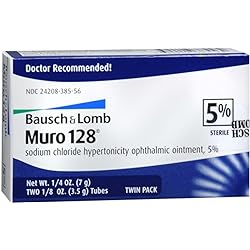 Bausch & Lomb Muro 128 Ointment 5% 2-Pack 7 g Pack of 2