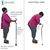 The Original Campbell Posture Cane Foldable Walking Cane for Men and Women - FSAHSA Eligible - Editorial Recommended - As Seen on TV
