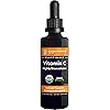 Global Healing USDA Organic Vitamin C Drops 180mg, Liquid Vitamin C Plant-Based Antioxidant Supplement, Supports Immune System, Collagen, and Natural Energy for Adults, Men and Women 2 Oz