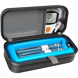 SHBC Insulin Pen Carrying Case Portable Medical Cooler Bag for Diabetes with Protective Ice Brick - Convenient to Changing Needles with Each Injection
