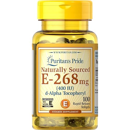 Puritan's Pride Vitamin E-400 iu Naturally Sourced-100 Count 540