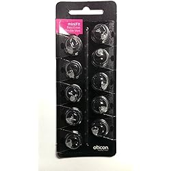 Oticon MiniFit Double Vent Bass Domes: 10-pack Small 6mm