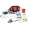 LINE2design Emergency Fire First Responder Kit - Fully Stocked EMS Supplies First Aid Paramedic Rescue Trauma Fill Kit - Emergency Medical EMT Supplies Portable Travel Size Kit - Red