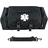 LINE2design First Aid Medical Bag - EMT Paramedic Economical Tactical First Responder Trauma Bag Empty - Professional Multiple Compartment Kit Carrier for Emergency Medical Supplies – Black