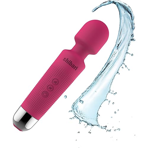 Shibari Mini Halo Powerful Handheld Rechargeable Massager Wireless Waterproof Wand Perfect for Arms Neck Legs Back Spine Hands Pain Muscle Stress Relaxing Magenta