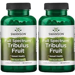 Swanson Full Spectrum Tribulus Fruit 500 mg 90 Caps 2 Pack