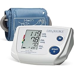 A&D Medical Premium Small Cuff Upper Arm Blood Pressure Machine 6.3-9.4 16-24 cm Range Home BP Monitor, One-Click Operation, Irregular Heartbeat Detection, Easy to Read LCD Display BP Machine