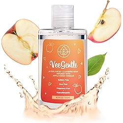 VeeFresh - VeeGentle Feminine Wash pH Balance for Women Wash with Apple Cider Vinegar