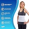 NYOrtho Abdominal Binder Lower Waist Support Belt - Compression Wrap for Men and Women 30 - 45 3 PANEL - 9&#34