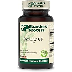 Standard Process Catalyn GF - Gluten-Free Foundational Support for General Wellbeing with Vitamin D, Vitamin C, Vitamin A, Thiamine, Riboflavin, Vitamin B6, Magnesium Citrate, and More - 360 Tablets