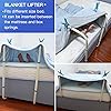 Zelen Blanket Lifter for Feet Lift Bar Sheet Riser Foot Tent Blanket Support Holder 26-34'' Adjustable Bed Cradle Assistance Device Hospital Bed Rail Accessories Leg Knee Ankle Post Surgery Recovery