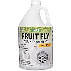 HARRIS Fruit Fly Drain Treatment Gel, Drain and Fruit Fly Killer for Indoor, 128oz