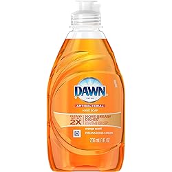 Dawn Ultra Antibacterial Dishwashing Liquid 7oz. Orange Scent Orange