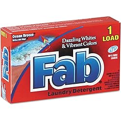 Fab 035690 Dispenser-Design HE Laundry Detergent Powder Ocean Breeze 1oz Box