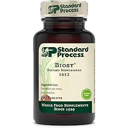 Standard Process Biost - Teeth and Bone Health Supplement with Whole Food Magnesium Citrate, Calcium Lactate, Manganese, and More - 180 Tablets