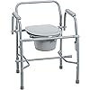 Drive Medical K. D. Deluxe Steel Drop-Arm Commode Tool Free