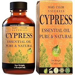 Cypress Essential Oil 4 oz, Premium Therapeutic Grade, 100% Pure and Natural, Perfect for Aromatherapy, Diffuser, DIY by Mary Tylor Naturals