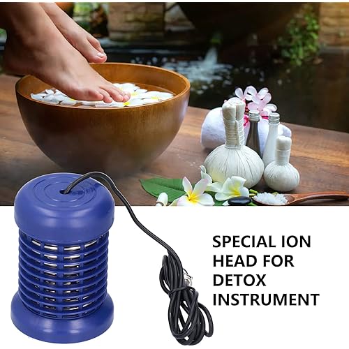 Detox Foot Ion Head, Foot Bath Ion Head Stainless Steel Washable for Beauty Salons for Health Centers for Different Instruments8801F ion head-removable and washable